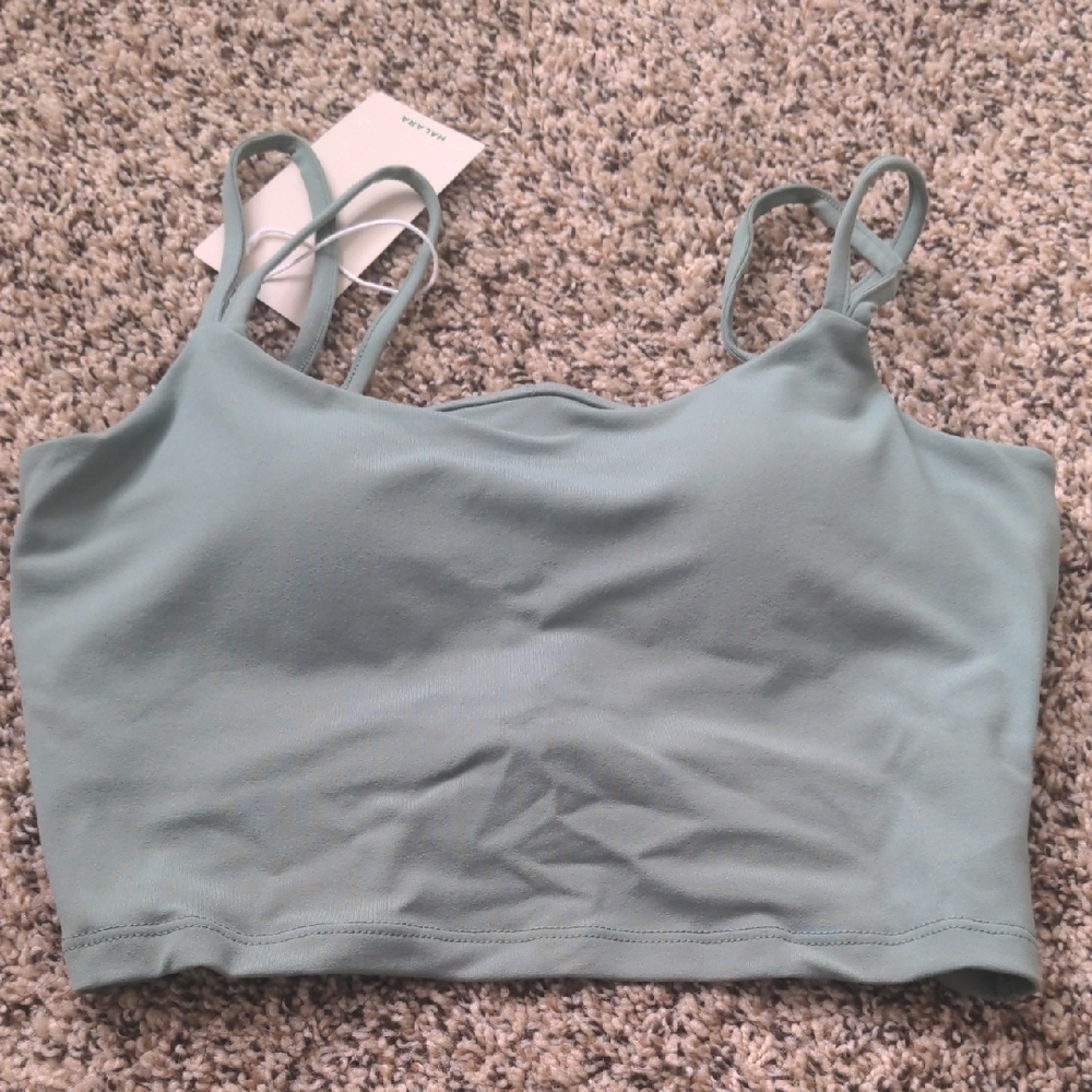 Sage Green Crop Top